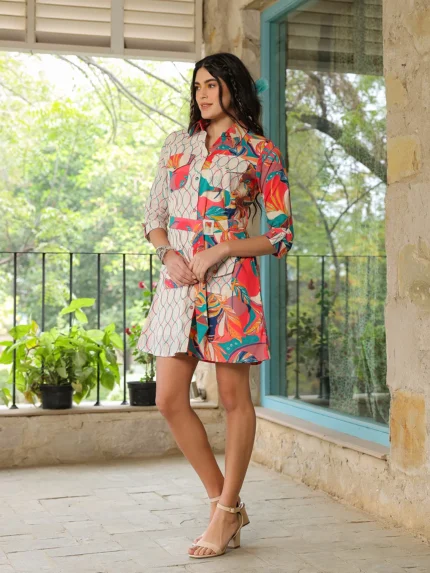 Cotton Embroidered Mini