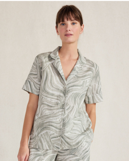 Organic Cotton Print Relax Shirt