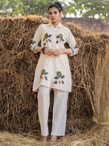 Print Co-ord Set with Handwork